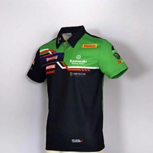 Kawasaki Racing Team World Superbike Polo Shirt (Green)