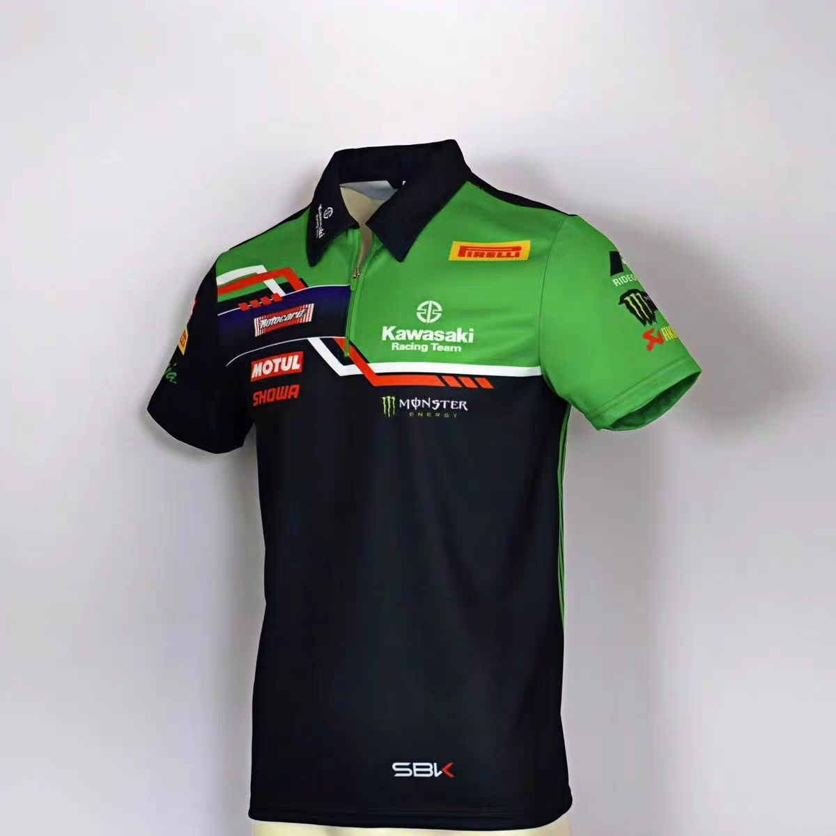 Kawasaki Racing Team World Superbike Polo Shirt (Green)