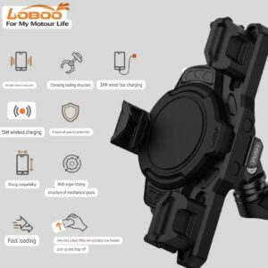 Loboo PH02S Motorcycle Phone Mount